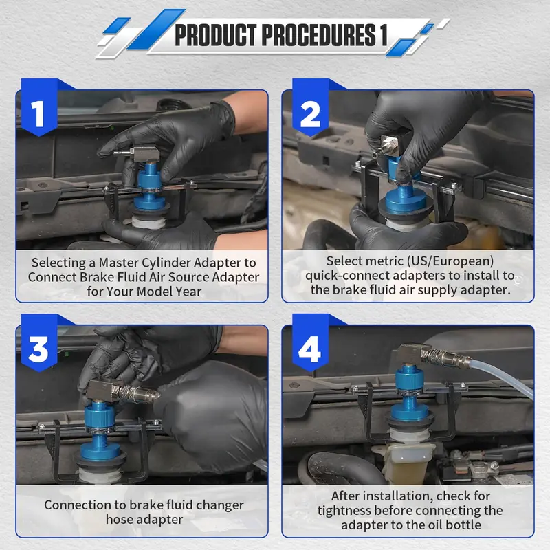 π 2026 Sale β Over 14,200 Sold!π§ Universal Brake Cylinder Adapter for Brake Fluid Bleeding β¨