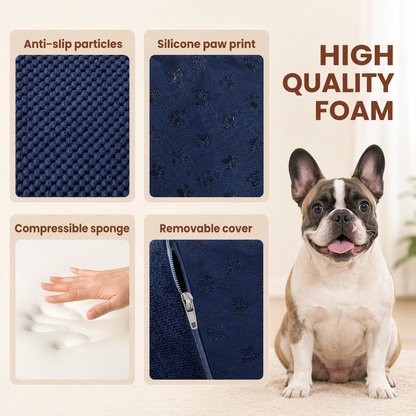 Extra Wide Foam Dog Stairs 5-Step – High-Density Foam Pet Steps with Non-Slip Bottom, Soft Cushioned Ramp for High Beds, Couches & Sofas | Ideal for Injured, Older Dogs & Cats | 6 Colors
