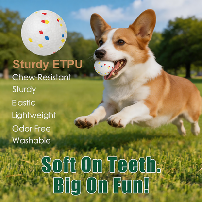 Automatic Dog Ball Launcher – Rechargeable Interactive Fetch Machine with 3 Distance Settings (20/33/46 ft) & 6 ETPU Balls | Indoor & Outdoor Play for Small to Medium Dogs