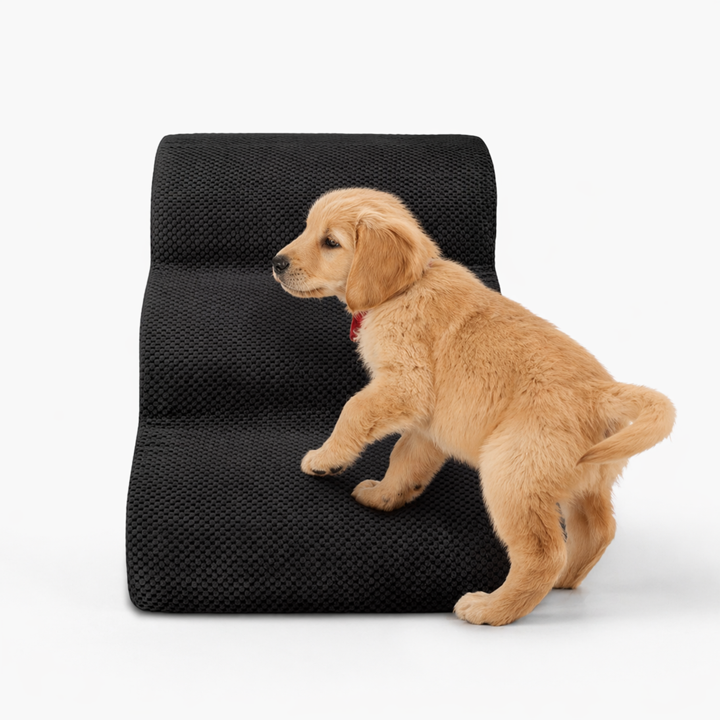 Extra Wide Foam Dog Stairs – High-Density Foam Pet Steps with Non-Slip Bottom, Soft Cushioned Ramp | 2/3/4 Steps for High Beds, Couches & Sofas | Ideal for Injured, Elderly & Small Dogs | 6 Colors