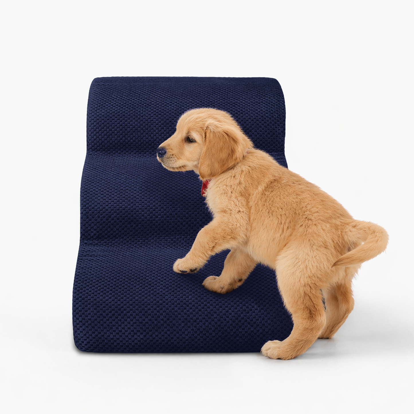 Extra Wide Foam Dog Stairs – High-Density Foam Pet Steps with Non-Slip Bottom, Soft Cushioned Ramp | 2/3/4 Steps for High Beds, Couches & Sofas | Ideal for Injured, Elderly & Small Dogs | 6 Colors