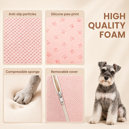 Extra Wide Foam Dog Stairs – High-Density Foam Pet Steps with Non-Slip Bottom, Soft Cushioned Ramp | 2/3/4 Steps for High Beds, Couches & Sofas | Ideal for Injured, Elderly & Small Dogs | 6 Colors