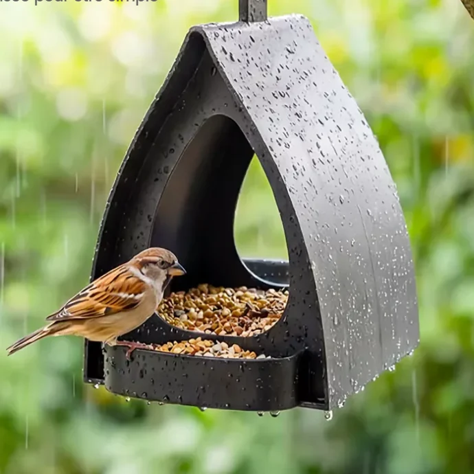 📢📢50% OFF !! ⏰Hanging Bird Feeder for Garden with Roof🐦