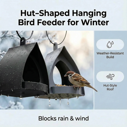 📢📢50% OFF !! ⏰Hanging Bird Feeder for Garden with Roof🐦