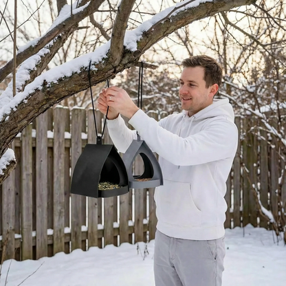📢📢50% OFF !! ⏰Hanging Bird Feeder for Garden with Roof🐦
