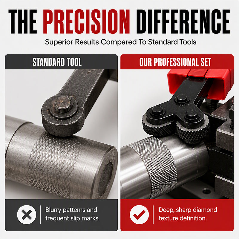 🔧 50% OFF NOW! ⚙️ Lathe Knurling Tool Holder – Rock-Solid Clamping, Flawless Finish – Precision for Every Turn 🛠️